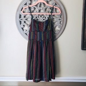 Jack. By BB Dakota black geometric print dress